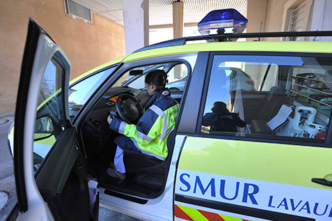 vehicule urgences smur centre hospitalier lavaur